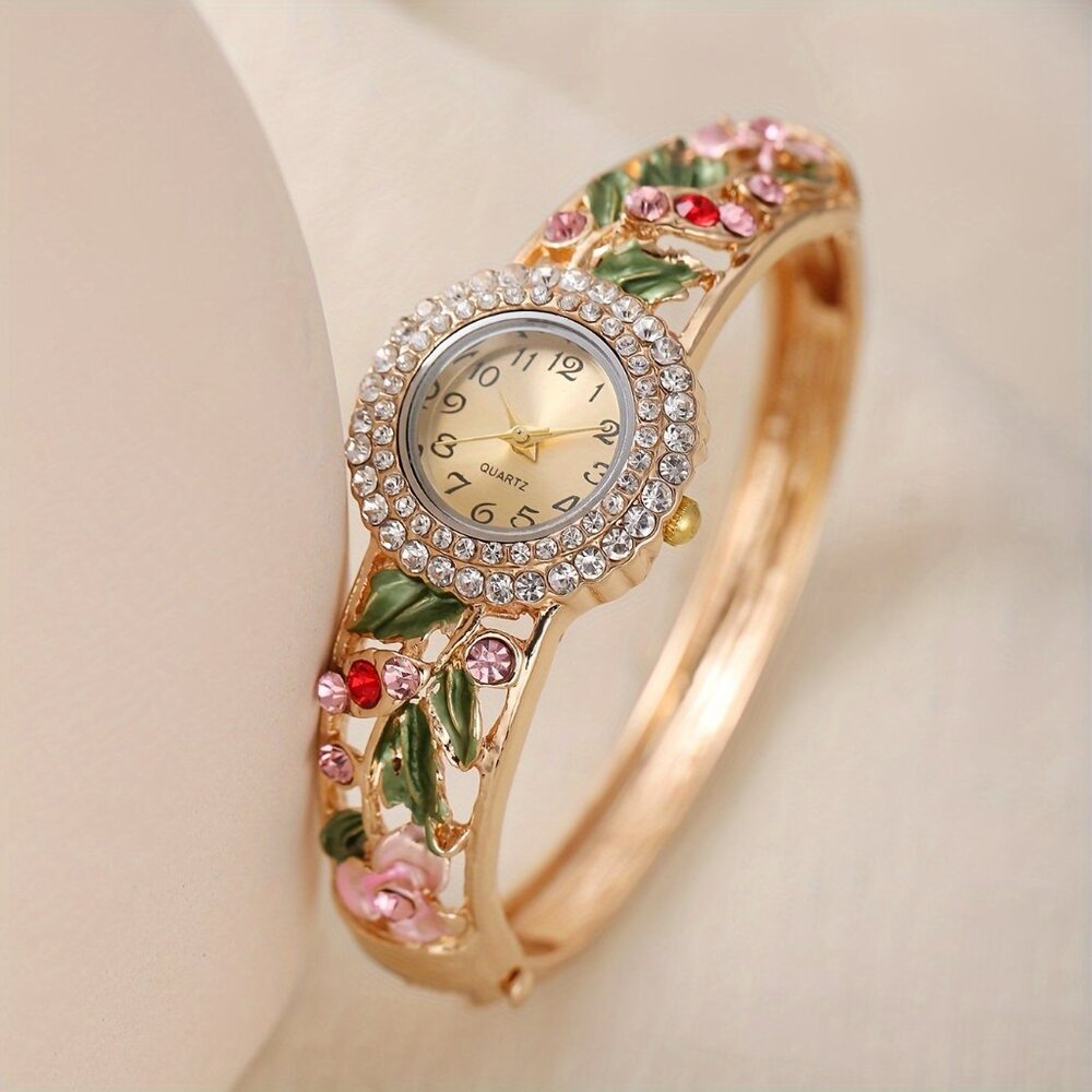Stylish Hollow-out Alloy Wrist Watch